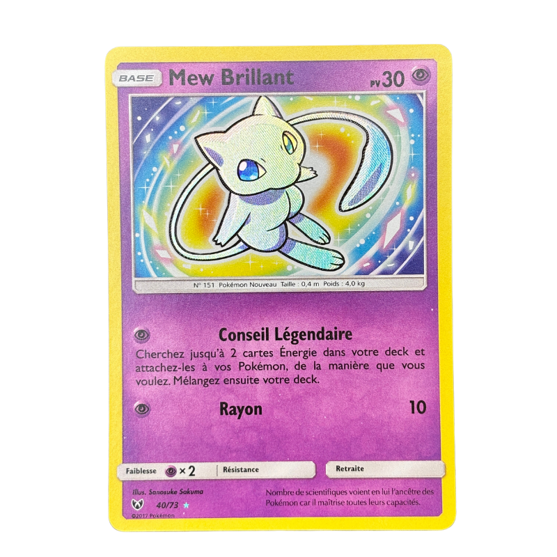 Mew Brillant 40/73 - Légendes Brillantes - NM