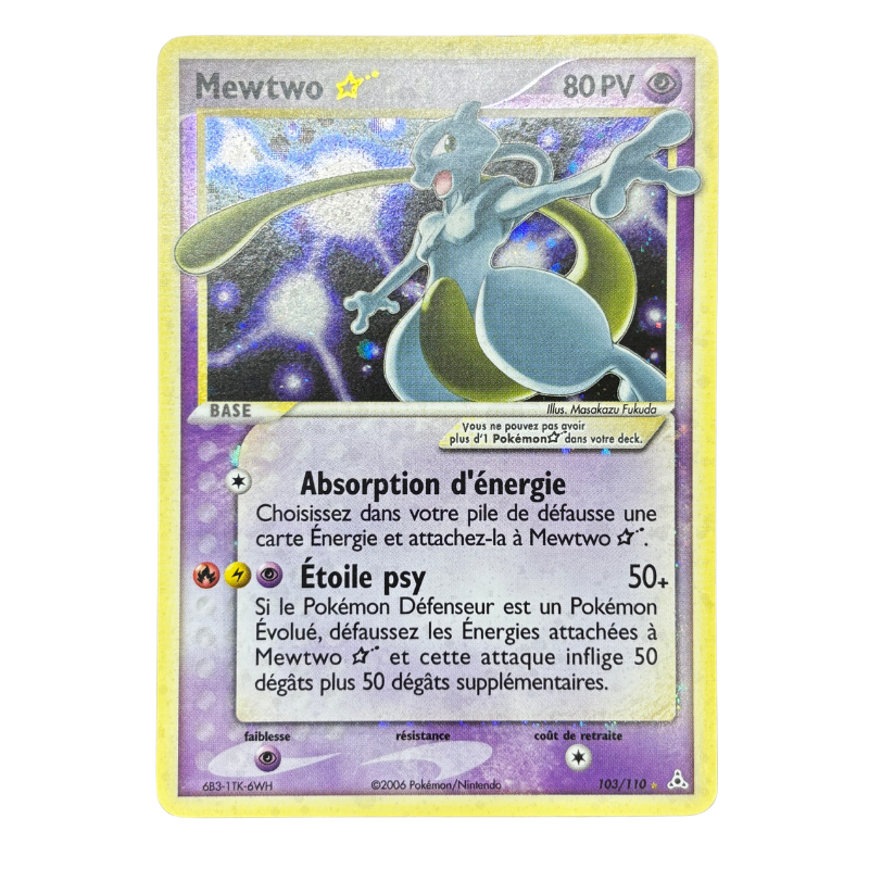 Mewtwo 103/110 - Fantômes Holon - NM