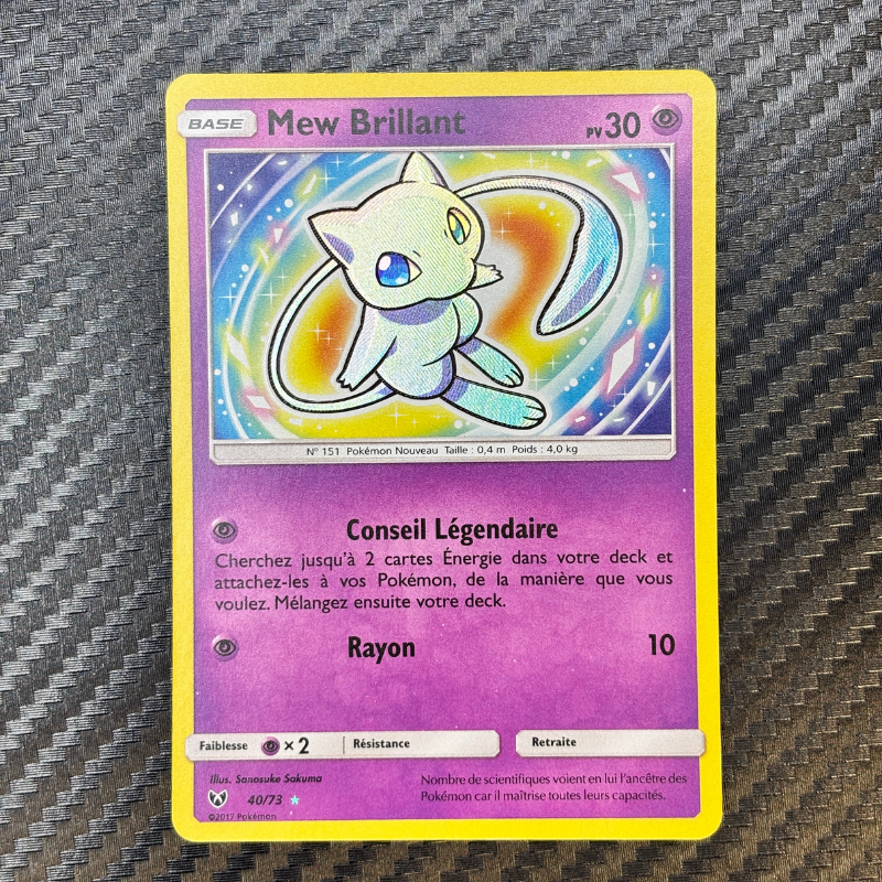 Mew Brillant 40/73 - Légendes Brillantes - NM