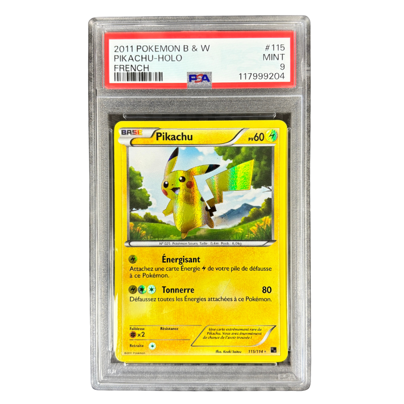 Pikachu 115/114 PSA 9