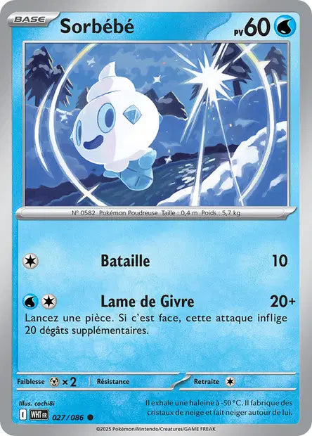 Sorbébé 027/086 Flamme Blanche – Masterball