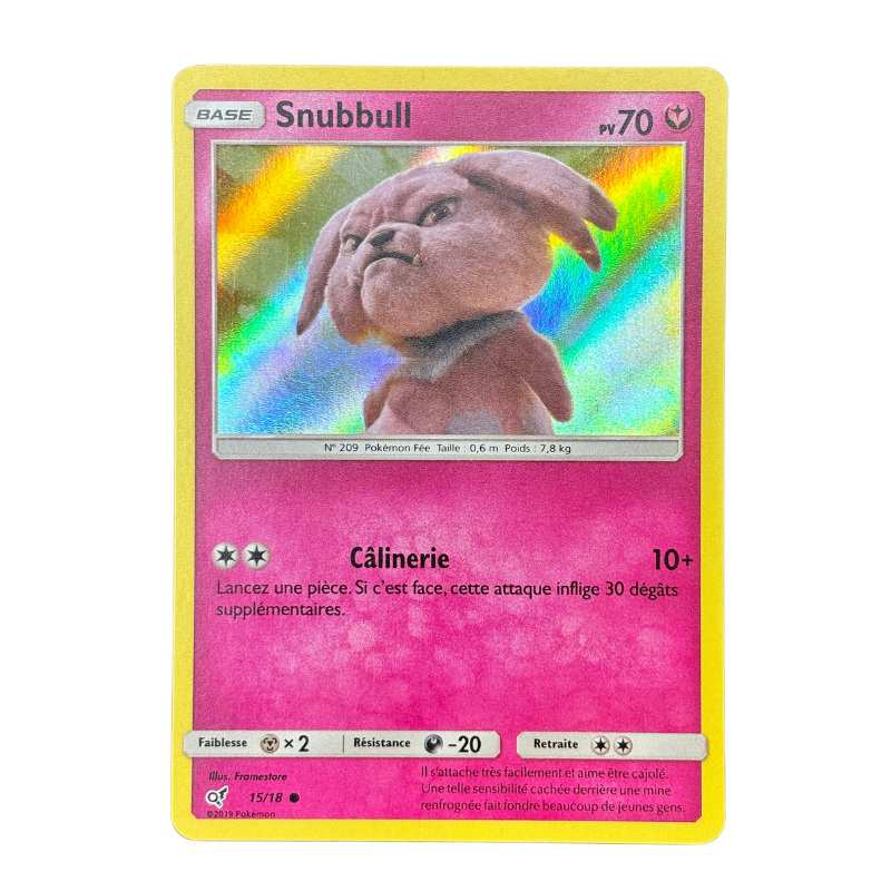 Snubull 15/18 - Détective Pikachu - NM