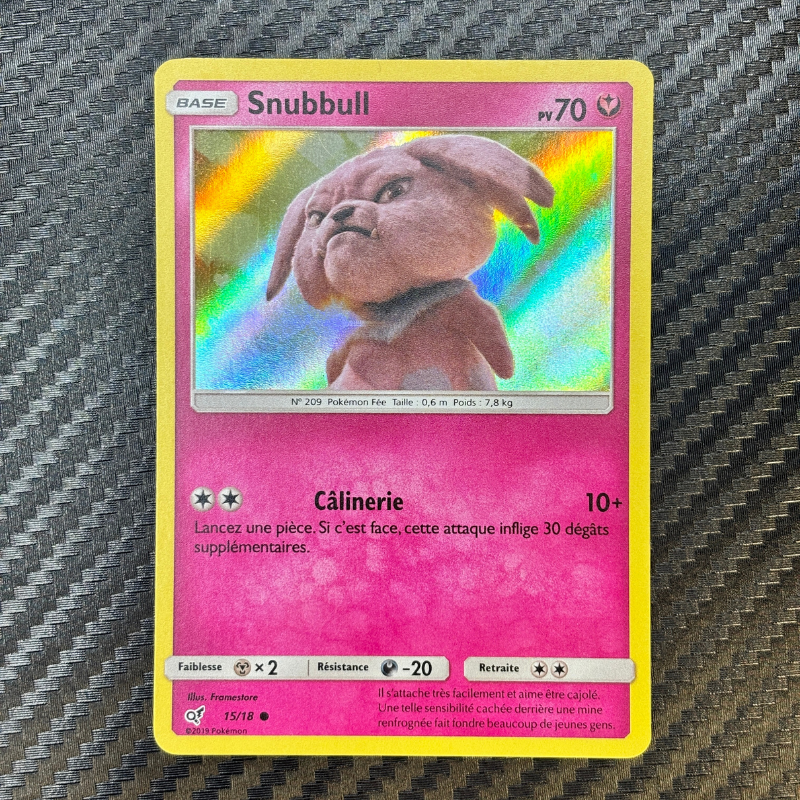 Snubull 15/18 - Détective Pikachu - NM