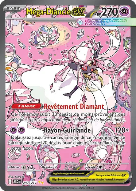Méga-Diancie ex 282/217 Héros Transcendants