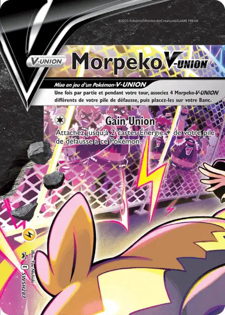 Morpeko-V-UNION SWSH287 - Promo SWSH