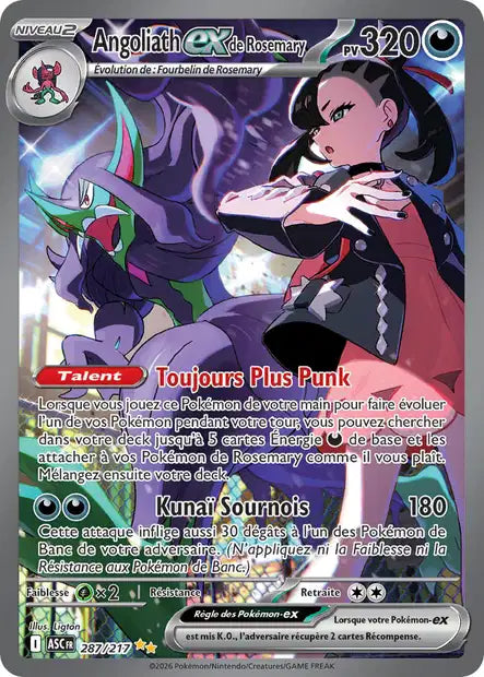 Angoliath ex de Rosemary 287/217 Héros Transcendants