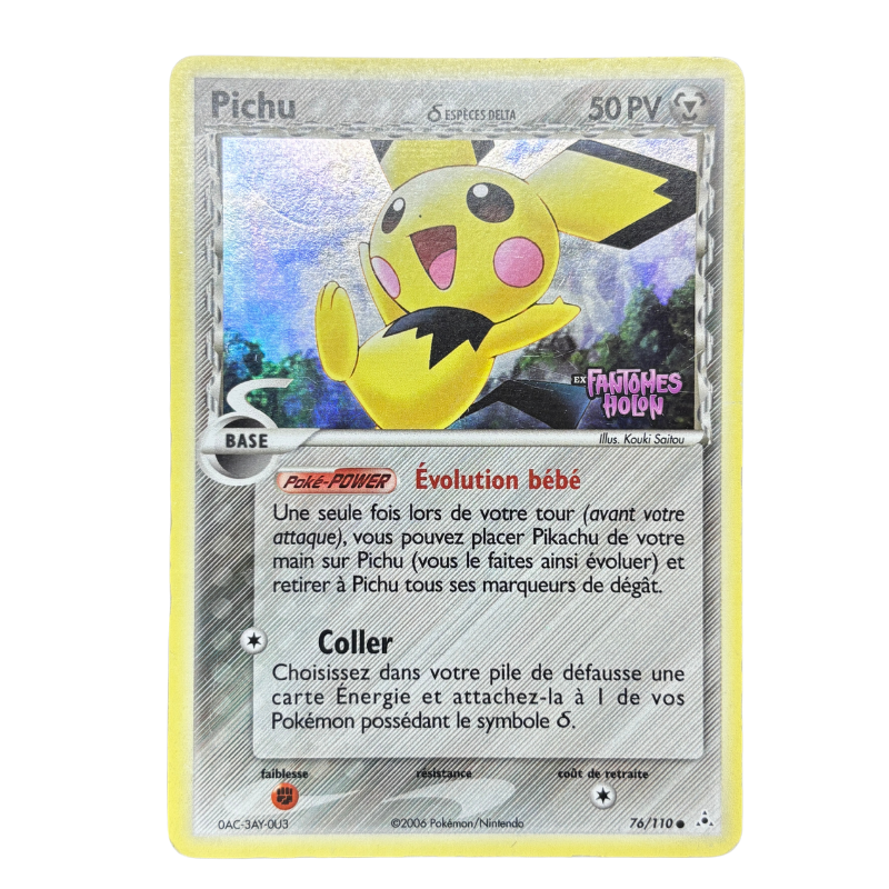 Pichu 76/110 - Fantômes Holon - EXC