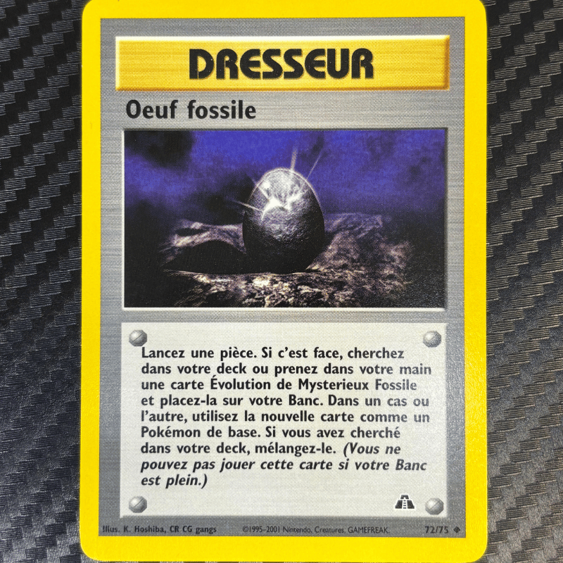 Œuf Fossile 72/75 - Neo Discovery - EXC+