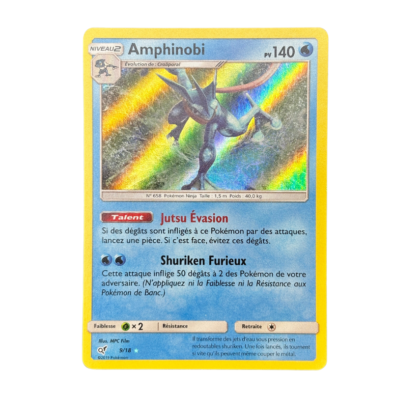 Amphinobi 9/18 - Détective Pikachu - MINT