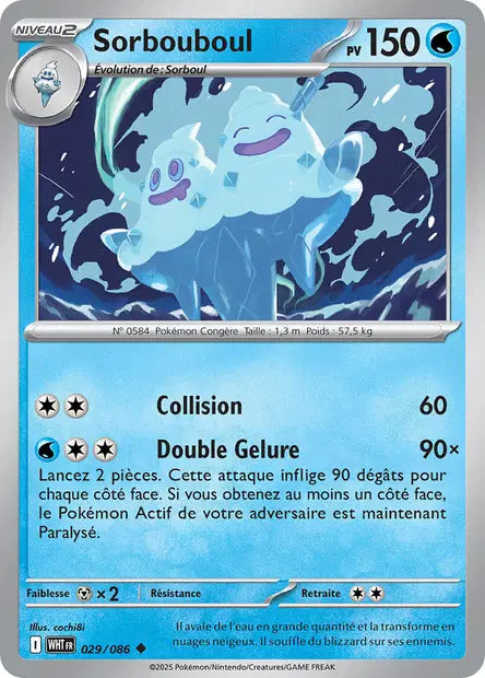Sorbouboul 029/086 Pokeball - Flamme blanche
