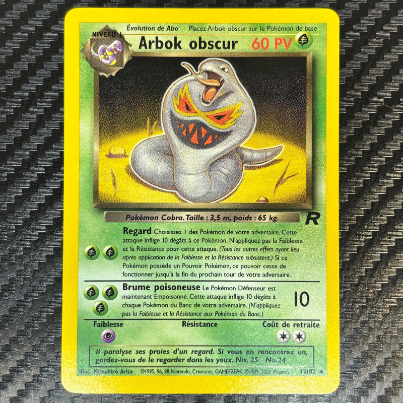 Arbok obscur 19/82 - Team Rocket - NM