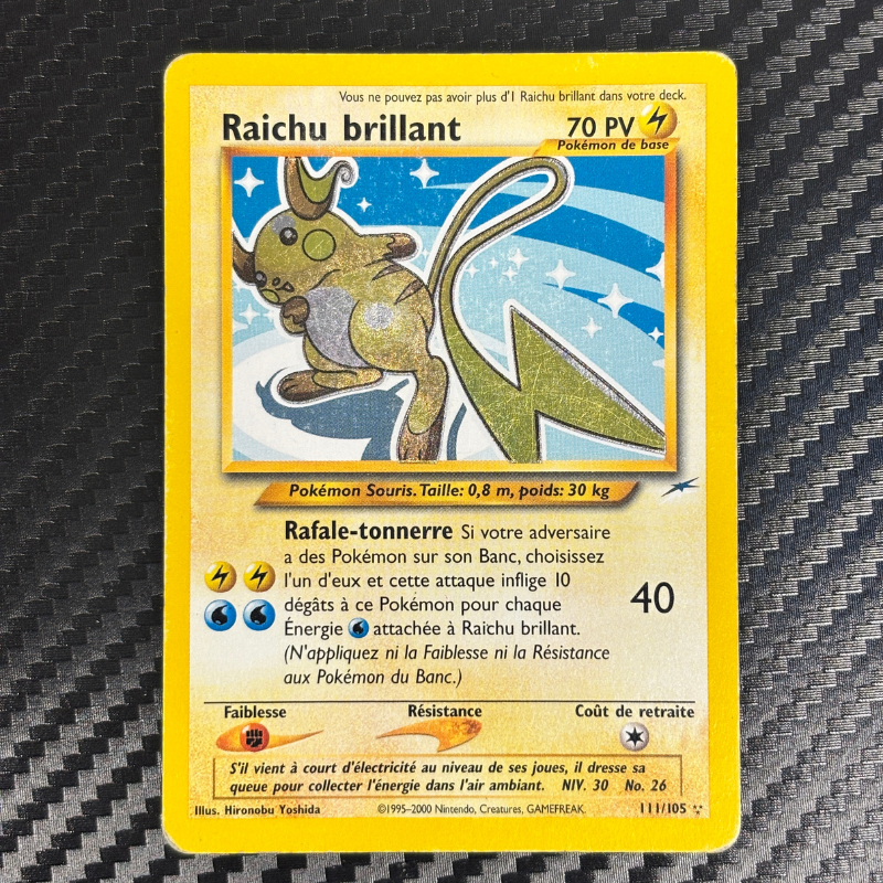 Raichu brillant 111/105 - Neo Destiny - TBE