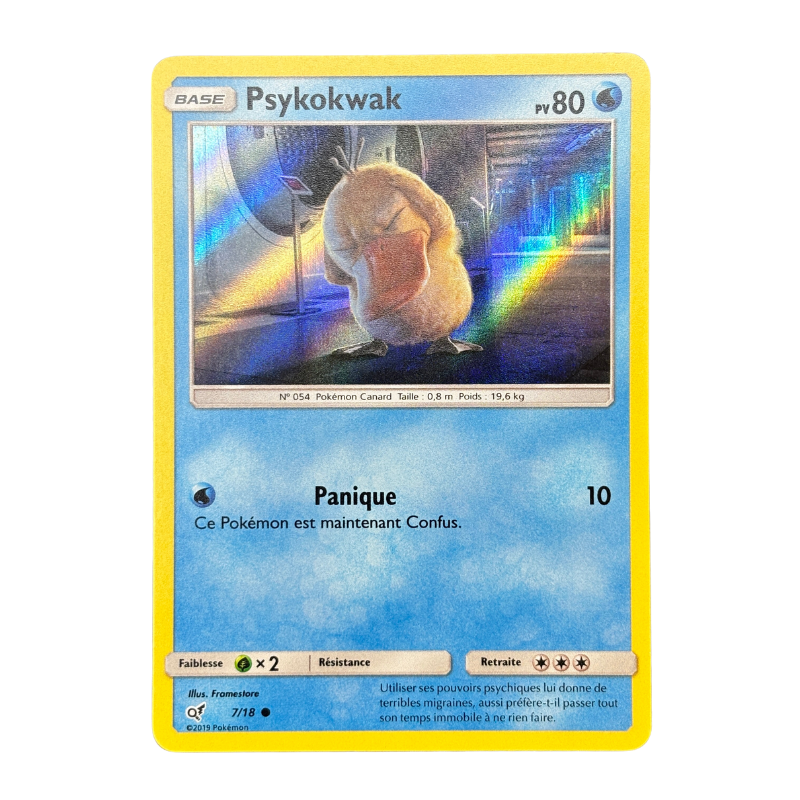 Psykokwak 7/18 - Détective Pikachu - MINT