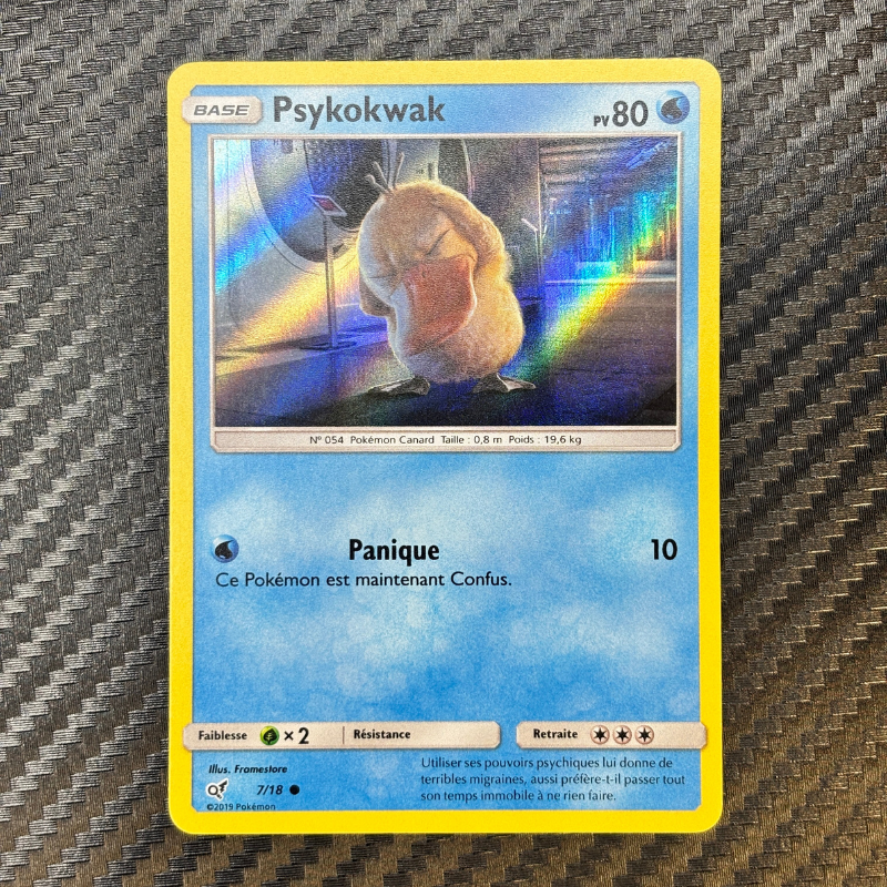 Psykokwak 7/18 - Détective Pikachu - MINT