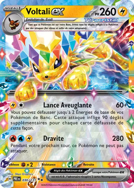 Voltali-ex 030/131 - Évolutions Prismatiques
