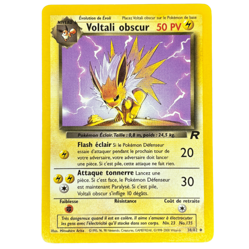 Voltali obscur 38/82 - Team Rocket - NM