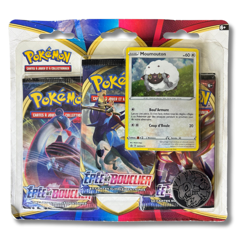 Tripack 3 Boosters EB01 Épée & Bouclier – Moumouton