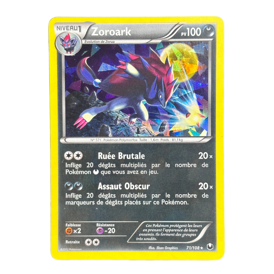Zoroark 71/108 Explorateurs obscurs – EXC+