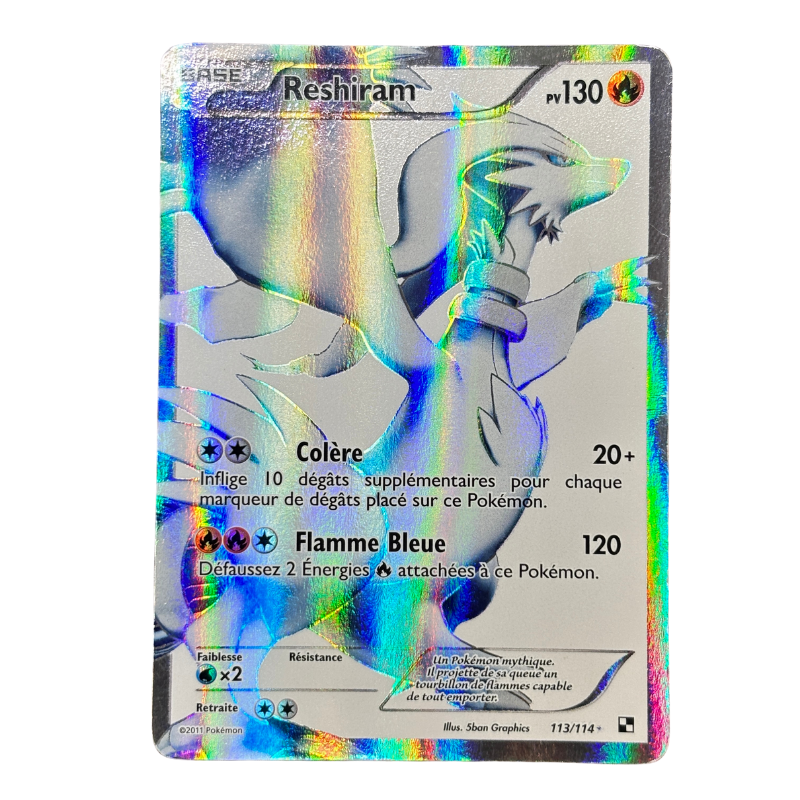 Reshiram 113/114 - Noir & Blanc