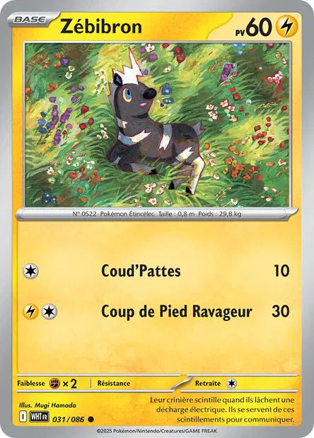 Zebibron 031/086 Pokeball - Flamme blanche