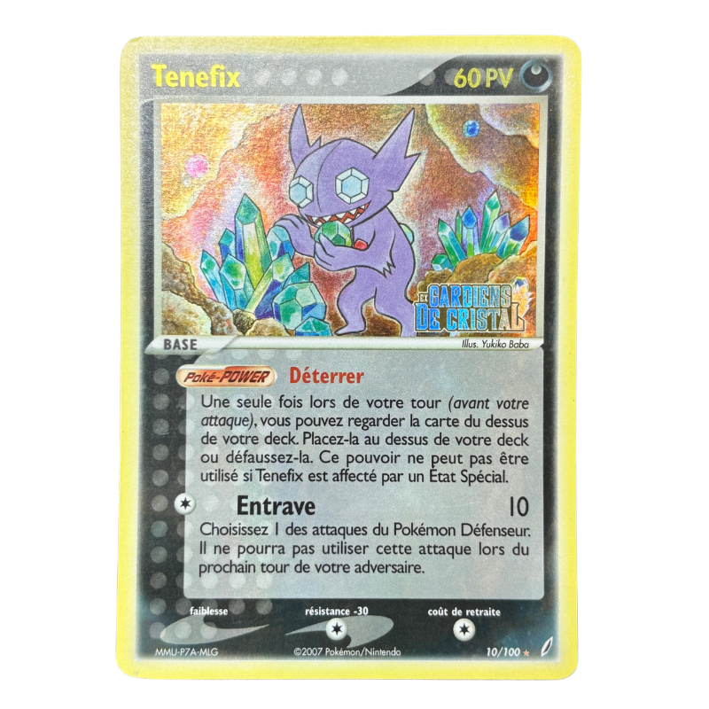 Tenefix 10/100 - Gardiens de Cristal holo reverse - EXC+
