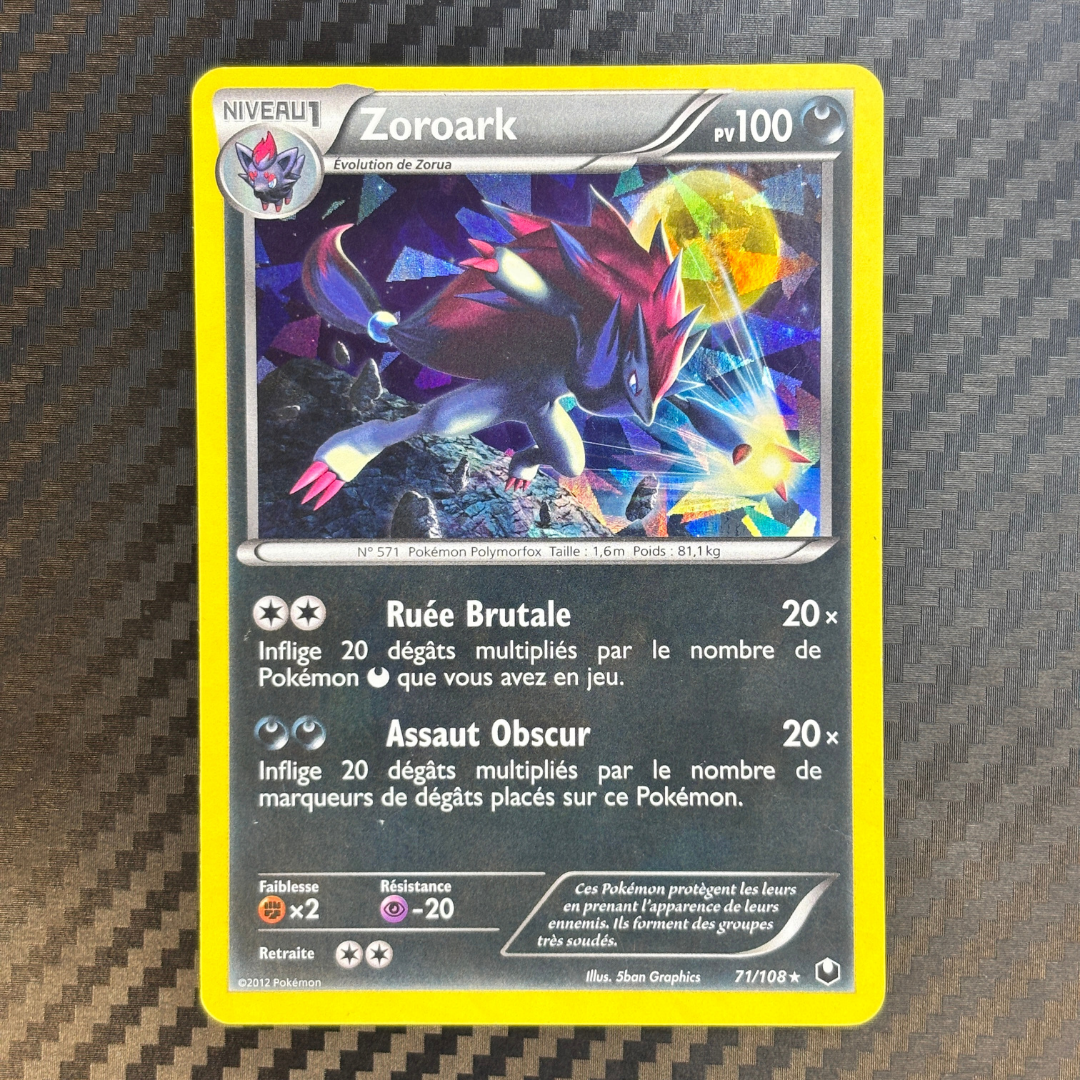 Zoroark 71/108 Explorateurs obscurs – EXC+