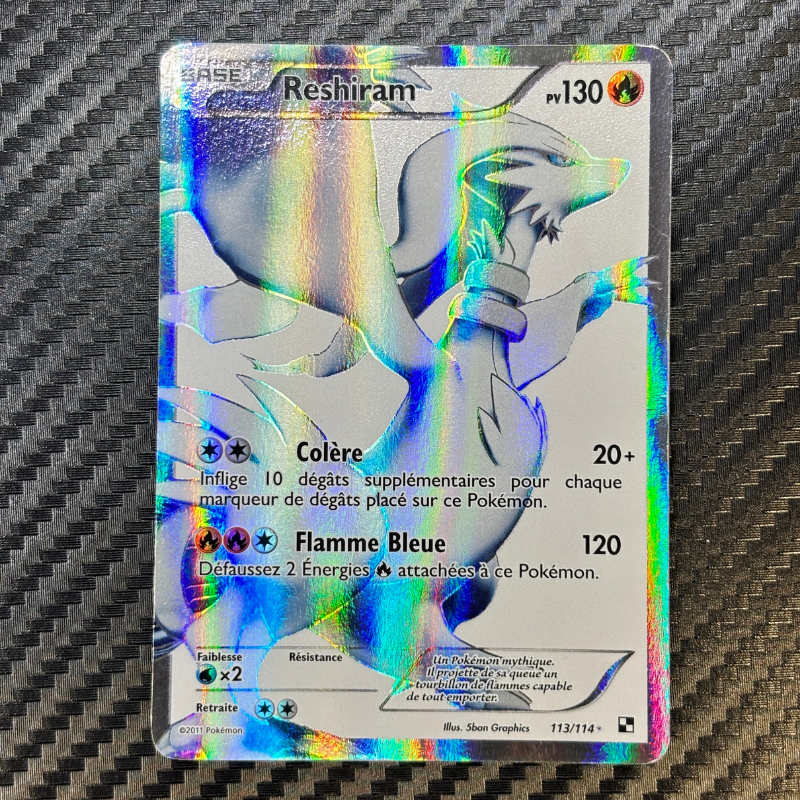 Reshiram 113/114 - Noir & Blanc