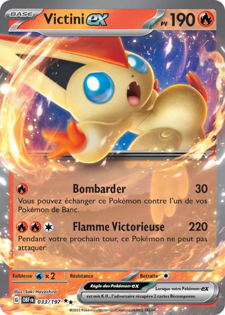Victini-ex 033/197 - Flamme Obsidienne