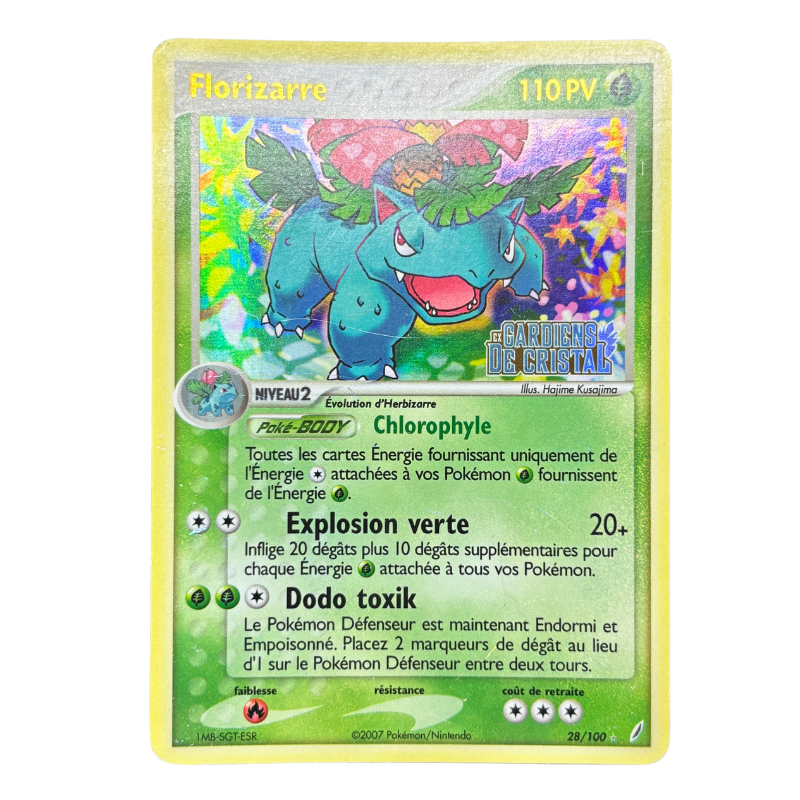 Florizarre 28/100 - holo reverse Gardiens de Cristal - TBE+