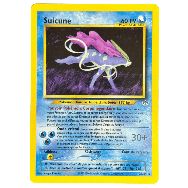 Suicune 27/64 - Neo Revelation - NM