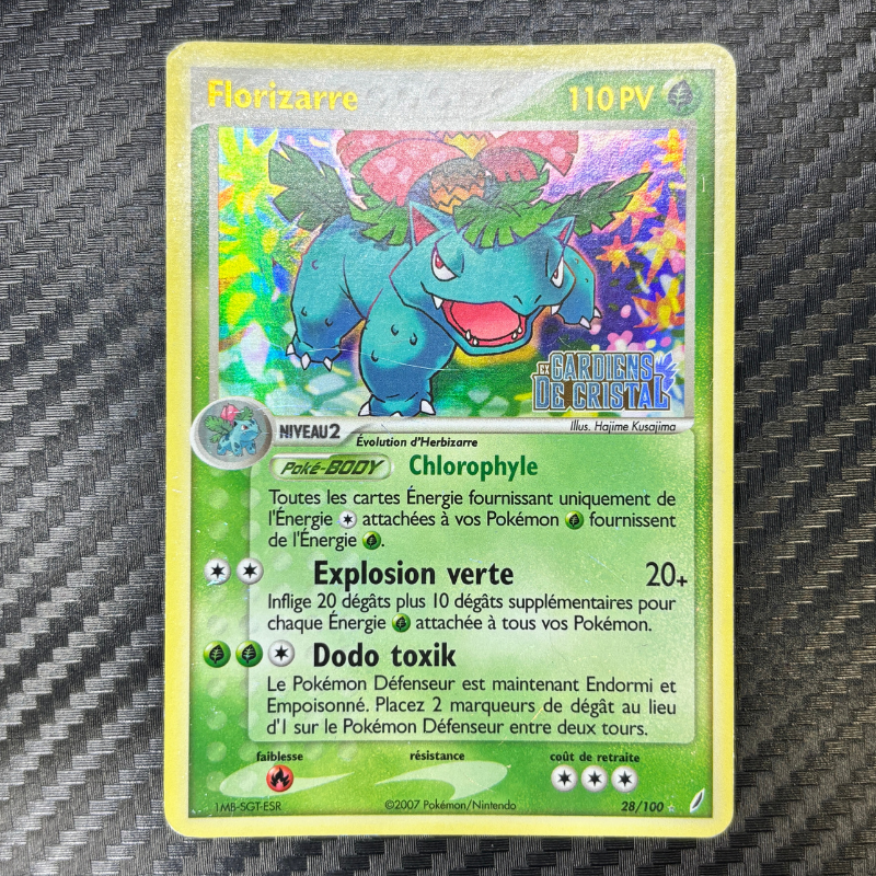 Florizarre 28/100 - holo reverse Gardiens de Cristal - TBE+