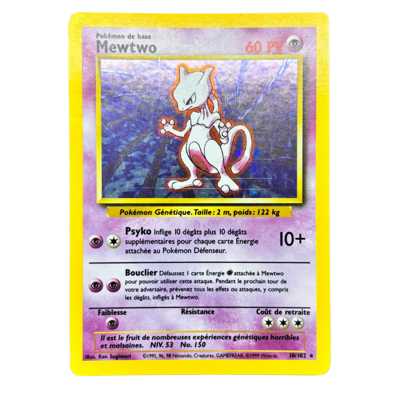 Mewtwo 10/102 - Set de Base - EXC+