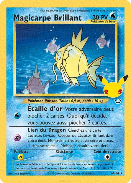 Magicarpe Brillant 66/64 - Célébrations