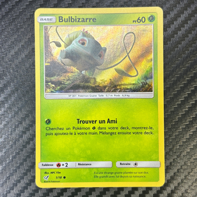 Bulbizarre (1) 1/18 - Détective Pikachu- NM