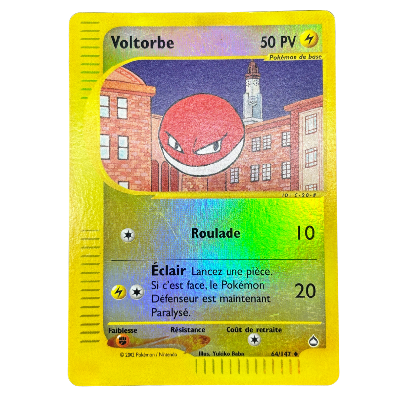 Voltorbe 64/147 ( reverse ) - Aquapolis - NM