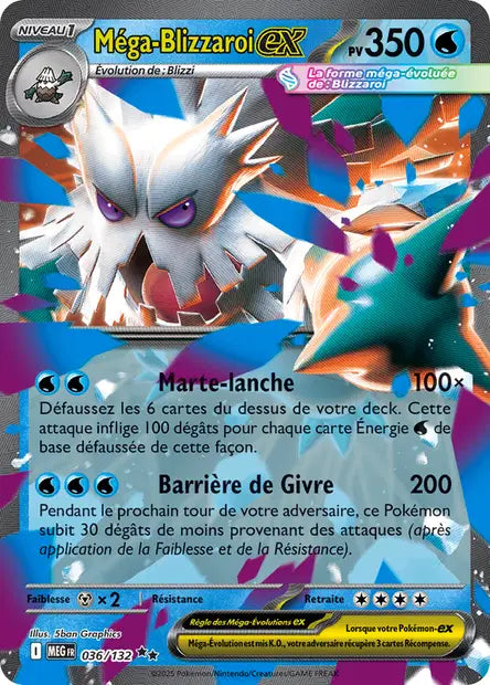 Méga-Blizzaroi ex 036/132 Méga-évolution