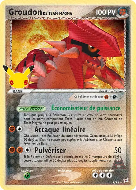 Groudon de Team Magma 9/95 - Célébrations