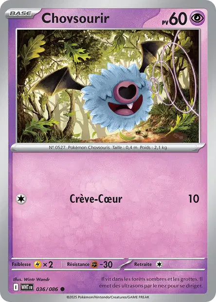 Chovsourir 036/086 Pokeball - Flamme blanche