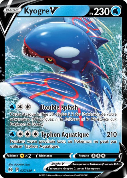 Kyogre-V 037/159 - Zénith Suprême