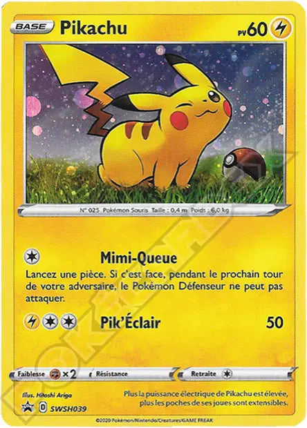 Pikachu SWSH039 - Promo SWSH