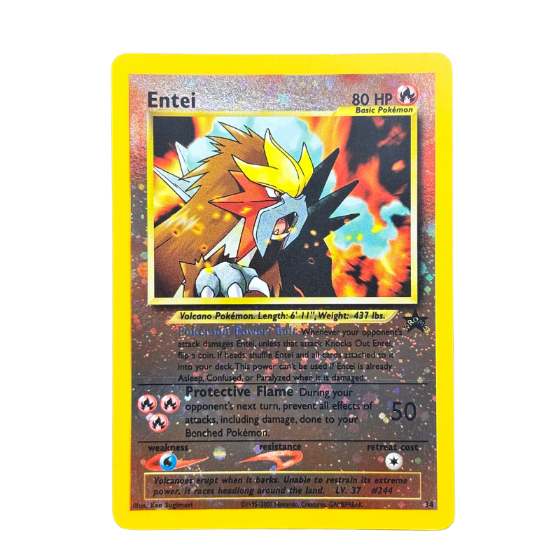 Entei promo black star 34 – EXC+