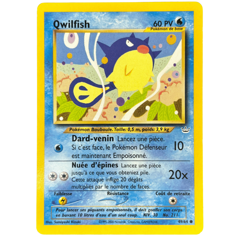Qwilfish 49/64 - Neo Revelation - NM