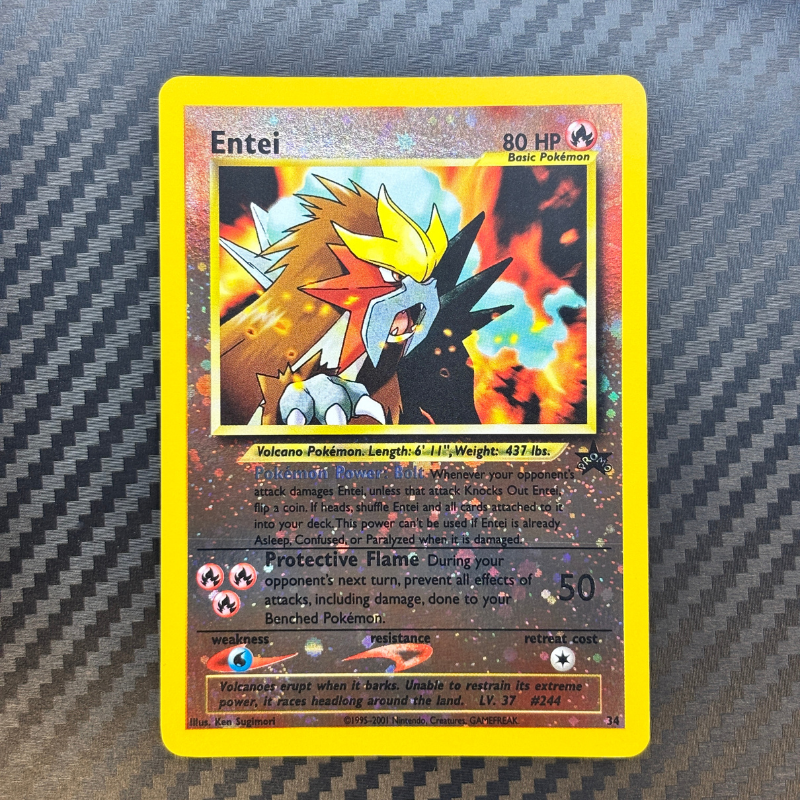 Entei promo black star 34 – EXC+