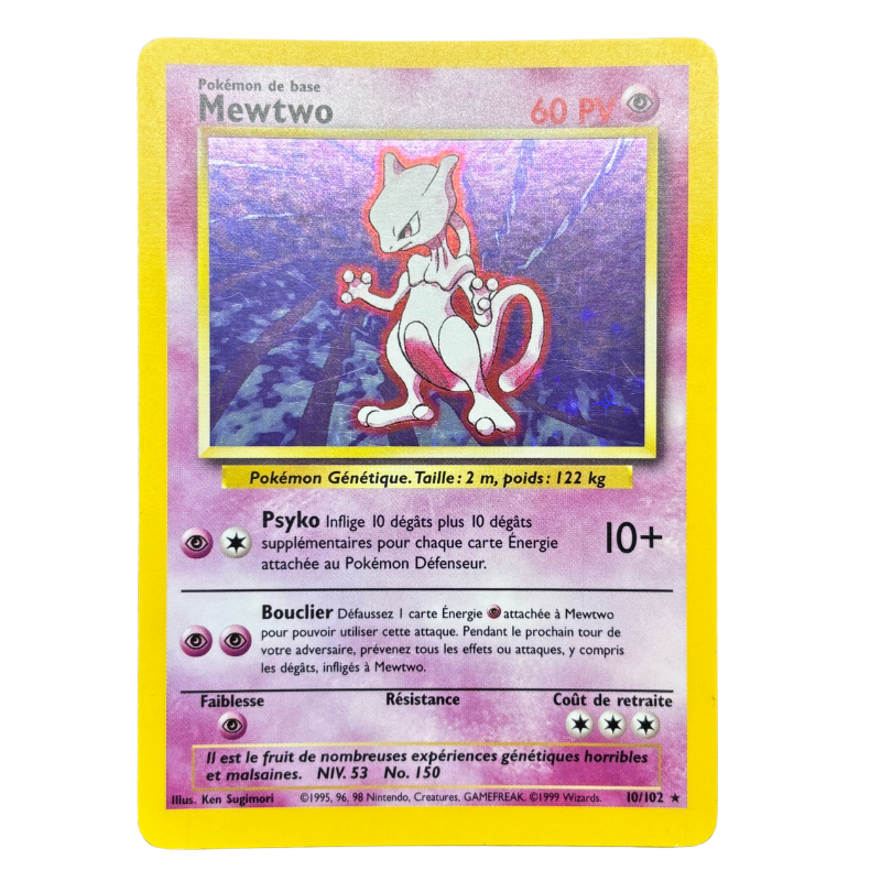 Mewtwo 10/102 - Set de Base - EXC