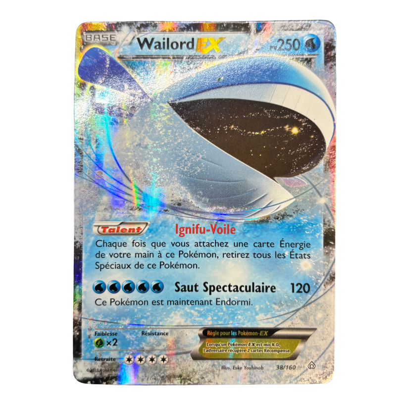 shiny wailord pokemon card Wailord Ex 38/160 – Primo Choc
