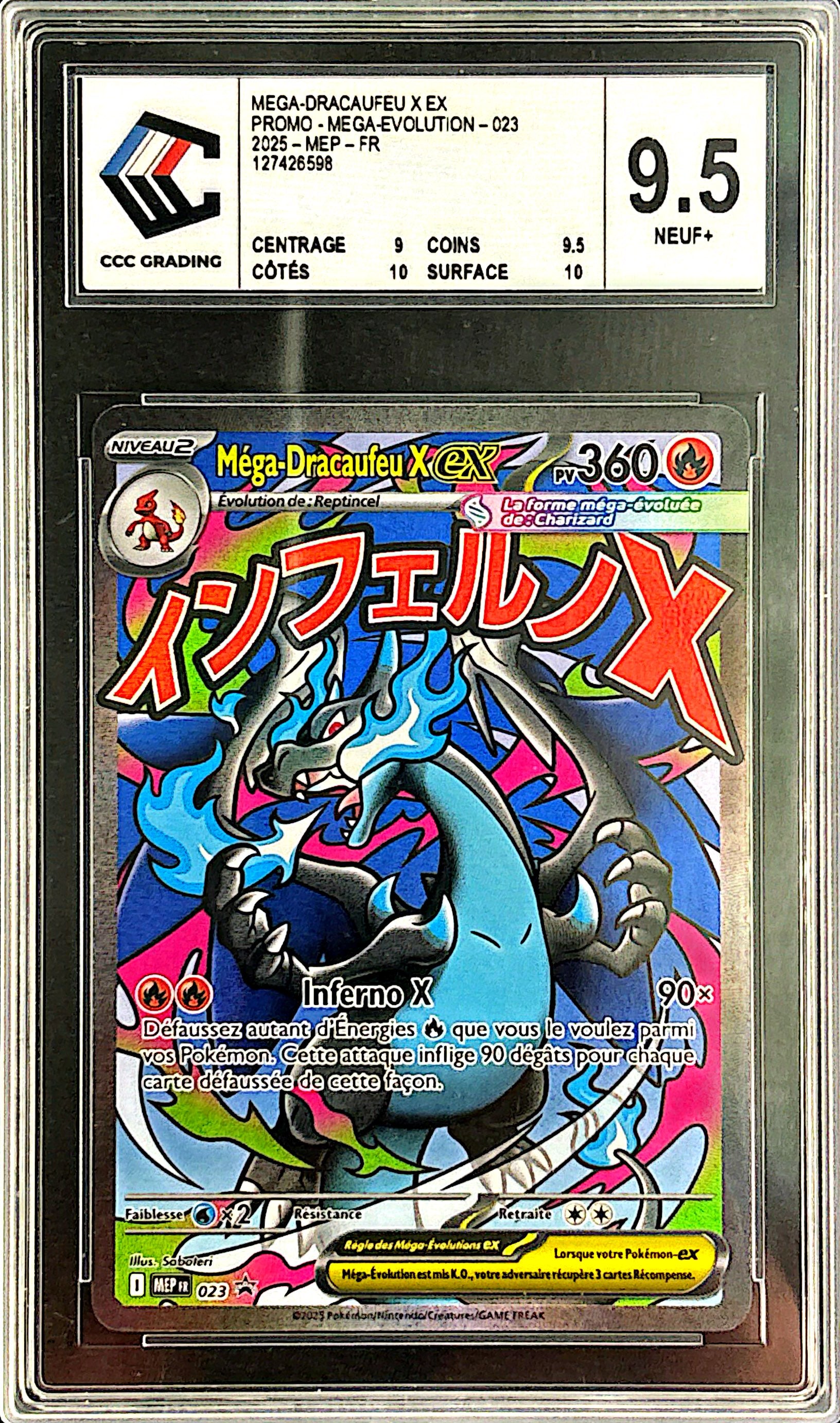 Mega Dracaufeu MEP 023 CCC 9.5