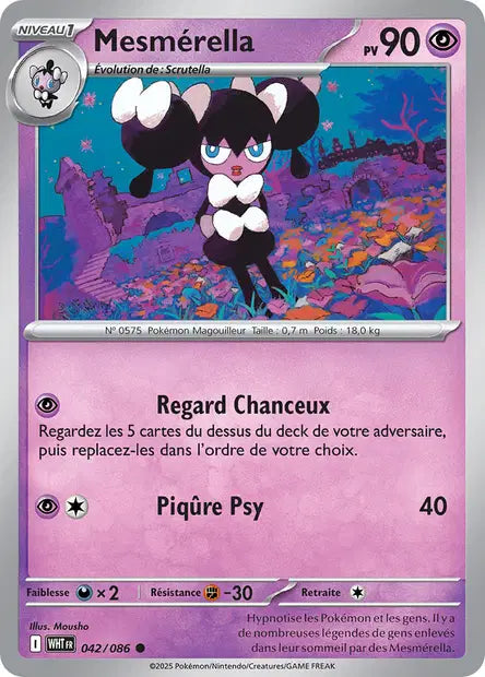 Mesmerella 042/086 Flamme Blanche – Pokeball