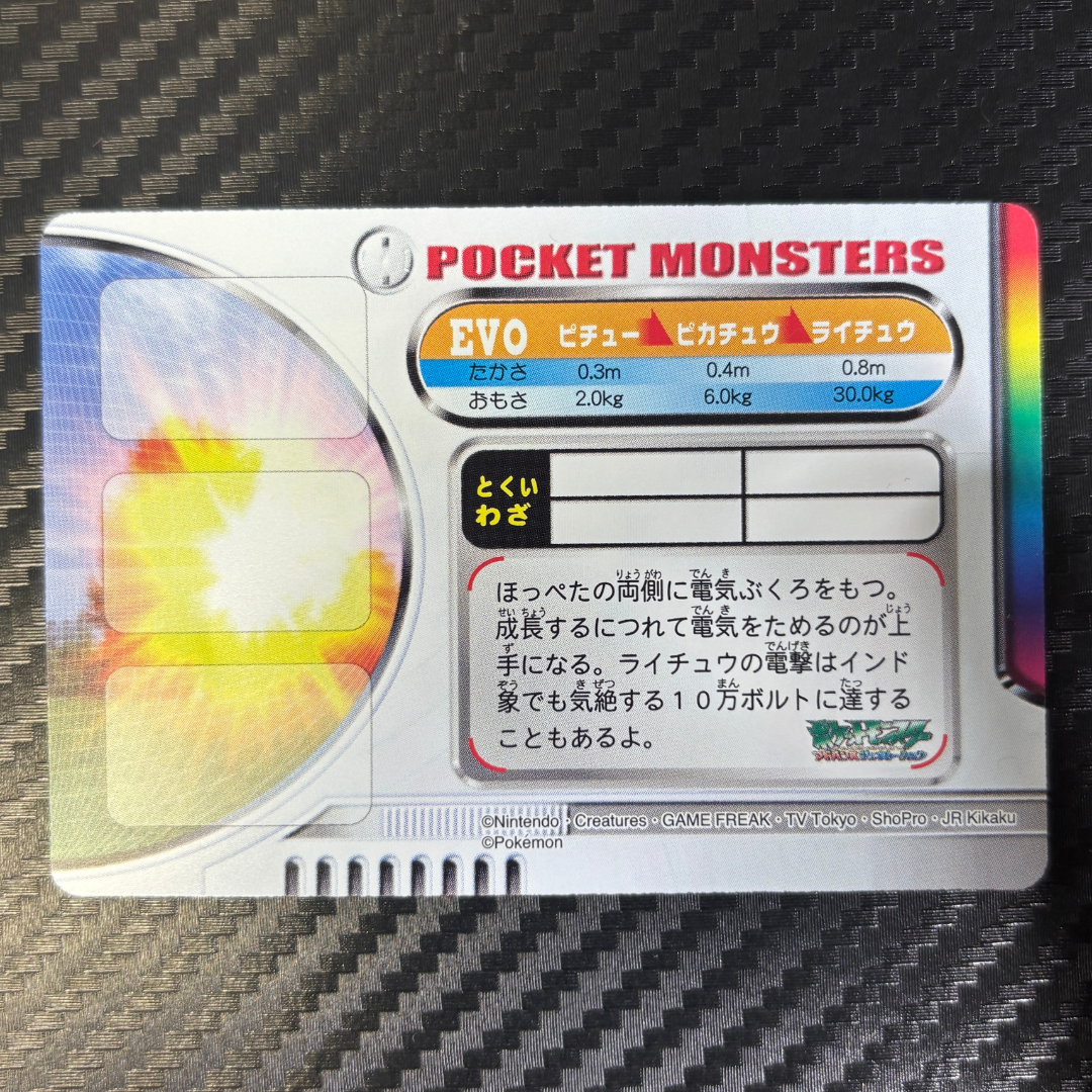 Pikachu 10th Anniversary Exclu Japanese – NM