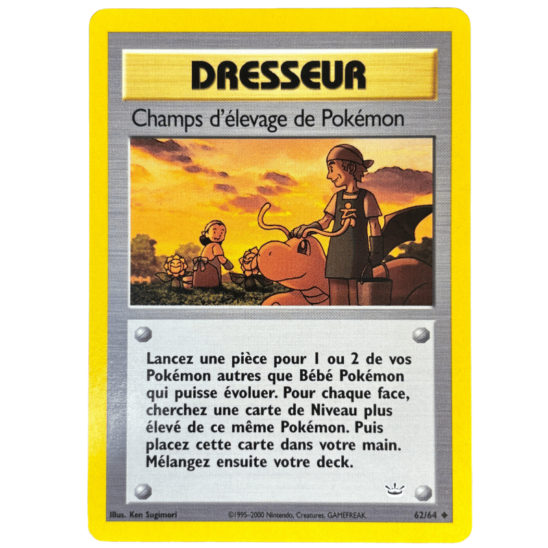 Champs d'élevage de Pokémon 62/64 - Neo Revelation - NM