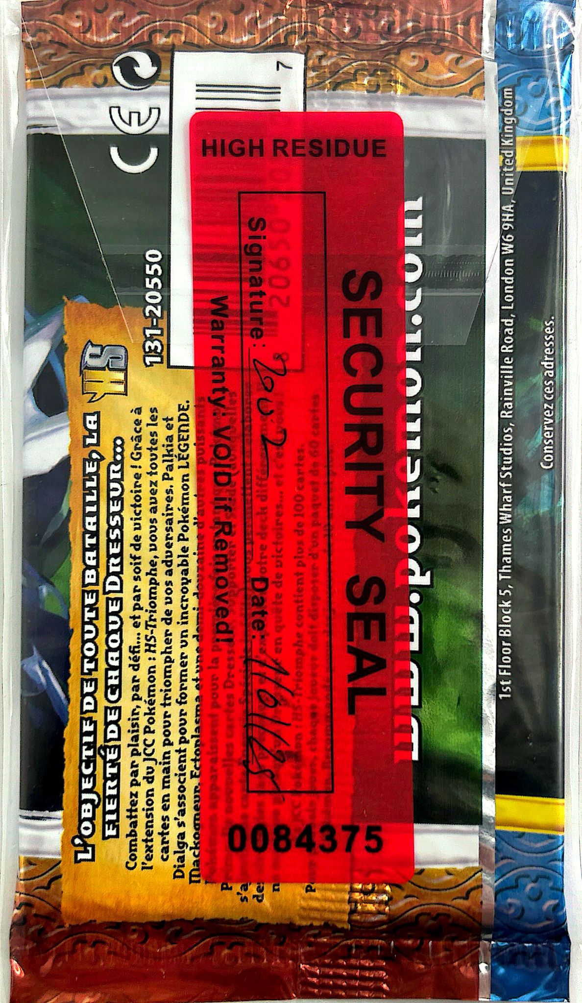 Booster HS Triomphe Dialga *